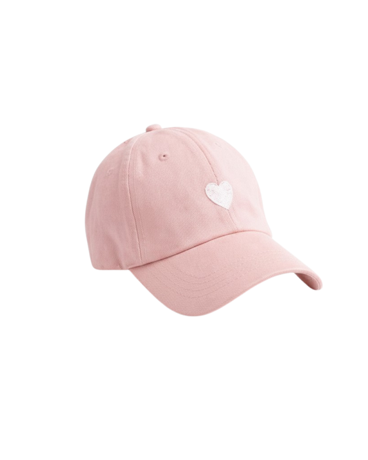 VALENCIO | Kalp Detaylı Pembe Şapka