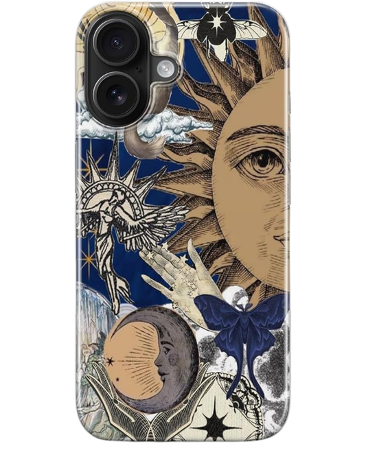 VALENCIO | SUN COLLAGE PRINTED iPHONE PHONE CASE