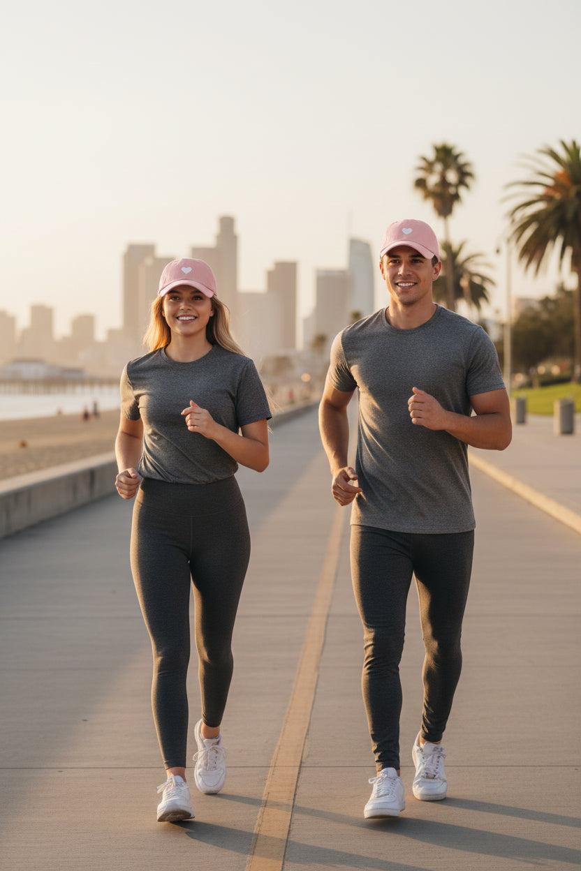 VALENCIO | Kalp Detaylı Pembe Şapka